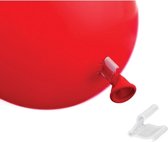 150x Ballonnen sluitingen clipjes/klemmetjes - Feestversieringen accessoires