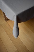Luxe Stoffen Tafellaken - Tafelkleed - Tafelzeil - Hoogwaardig - Punto Grijs - 90 x 90 cm