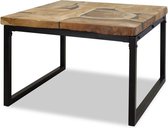 Salontafel Bruin (Incl dienblad) hout - woonkamer tafel - decoratie tafel - salon tafel - wandtafel - Koffietafel