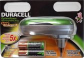Duracell Mini Lader inc. 2 x AA 2000 mAh batterijen - Groen