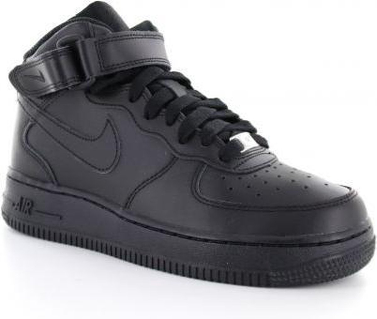 black air force ones mid tops