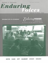 Document Sets, Volume 2 for Boyer/Clark/Halttunen/Hawley/Kett/Rieser/Salisbury/Sitkoff/Woloch's The Enduring Vision: A History of the American People, Complete