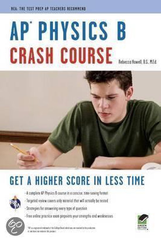 AP Physics B Crash Course, Rebecca Howell 9780738609348 Boeken