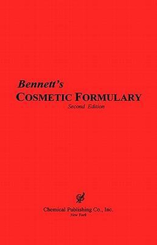Bennett's Cosmetic Formulary - cover