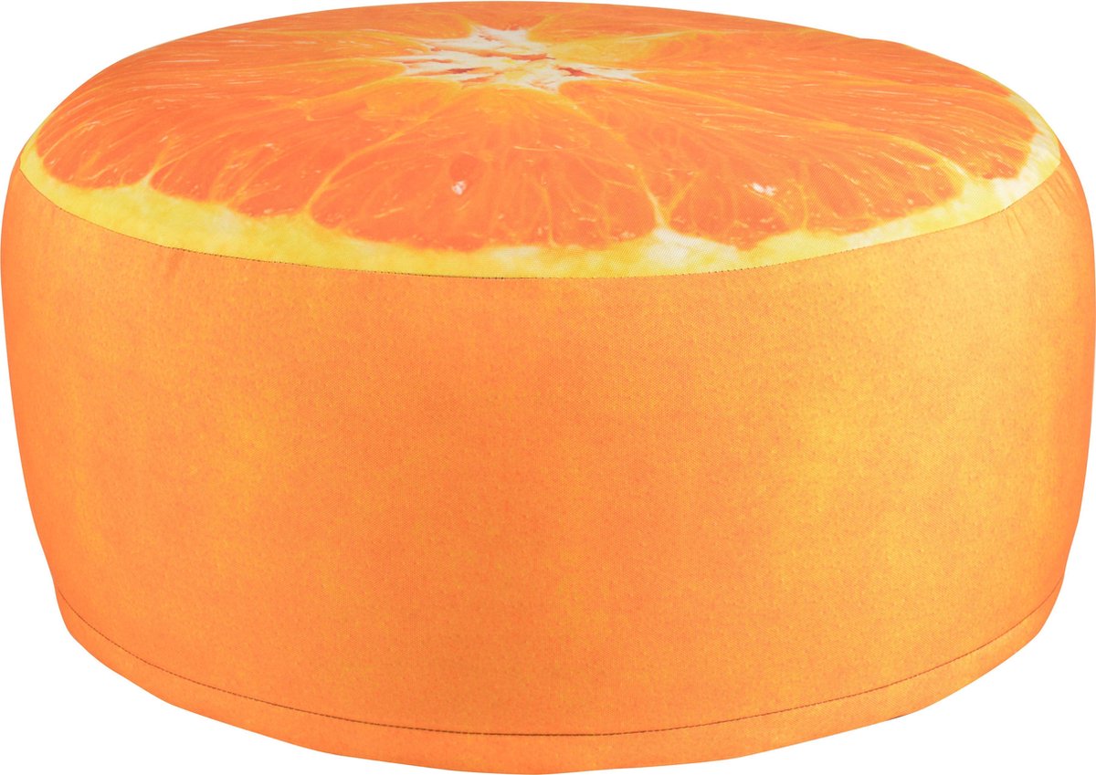 Tuinpoef Opblaasbaar - Waterbestendig - Sinaasappel