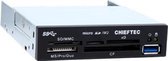 Chieftec CRD-601-U3 Intern USB 3.0 Zwart geheugenkaartlezer