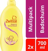 Bol.com Zwitsal Baby Zeepvrij Badschuim - 2 x 700 ml - Voordeelverpakking aanbieding