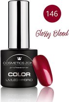 Cosmetics Zone UV/LED Hybrid Gel Nagellak 7ml. Glossy Blood 146