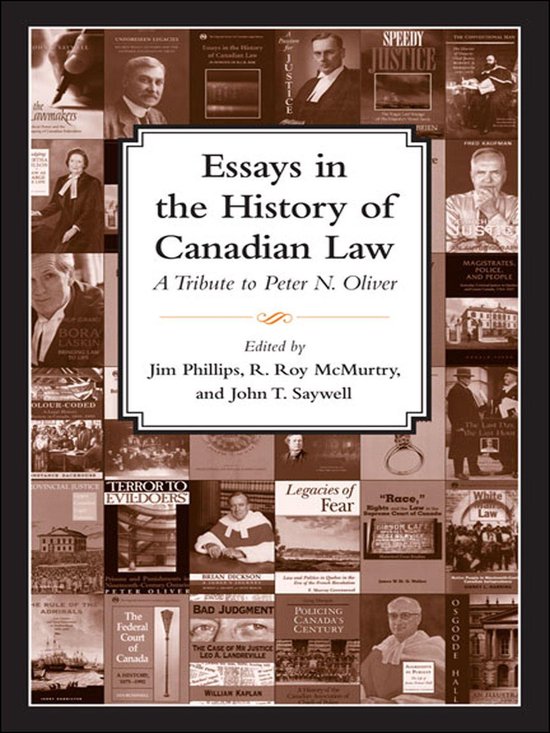 Essays in the History of Canadian Law 10 - Essays in the History of Canadian Law