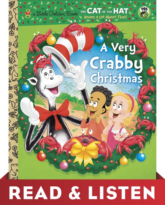 Little Golden Book - A Very Crabby Christmas (Dr. Seuss/Cat  ... - cover