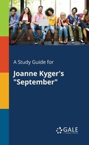 A Study Guide for Joanne Kyger's September
