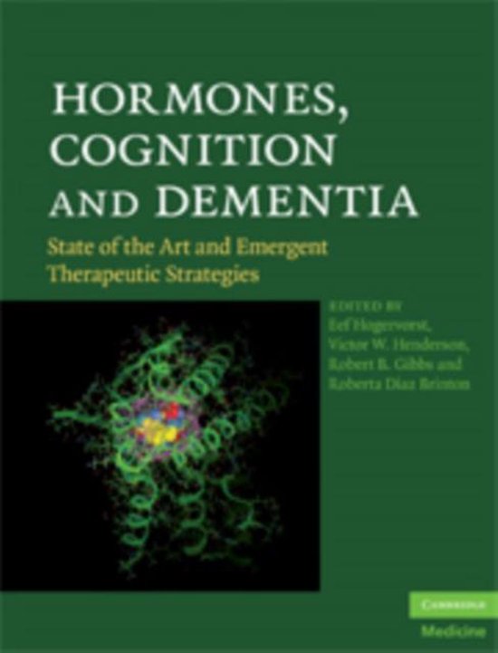 Hormones, Cognition And Dementia - cover