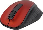 DELTACO MS-709 Draadloze optische muis 1200 DPI - Ergonomisch - Rood