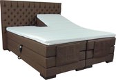 Slaaploods.nl Princess - Elektrische Boxspring inclusief matras - 140x210 cm - Bruin