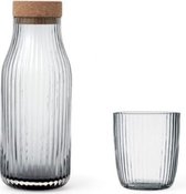Viva Scandinavia - Christian Water Karaf 1 Liter - Incl. Glas 250 ml - Transparant