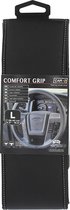 Car Plus Stuurhoes Comfort Grip Vent Uni Kunstleer Zw/wit 39-40 Cm