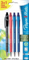 PAPER MATE FLEXGRIP RT BALPEN BLISTER 3+1