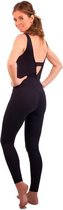 Jumpsuit-Yoga Legging-Sport legging-dames jumpsuit-zwart - Small
