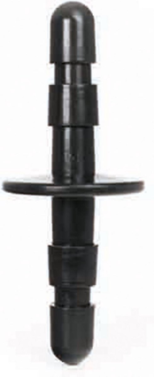 HUNG System Double Insert Dubbele Plug voor Twee Dildo's Hulpstuk - Zwart