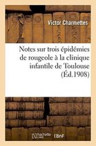 Notes Sur Trois Epidemies de Rougeole a la Clinique Infantile de Toulouse