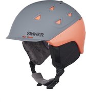 Sinner Stoneham - Skihelm - Volwassenen - 55-56 cm / S - Grijs/Oranje