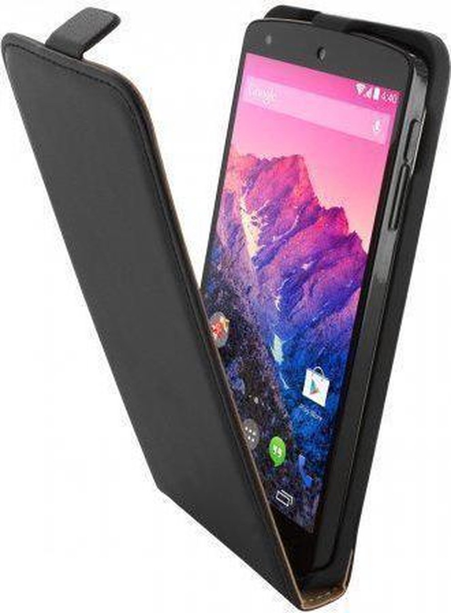 Mobiparts Essential Flip Case LG Google Nexus 5 Black