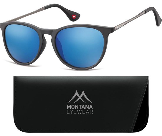 Montana MS24A - Zonnebril - Ovaal model - Zwart kunststof-Revo- Lensbreedte 53 mm van Montana. — afbeelding 2
