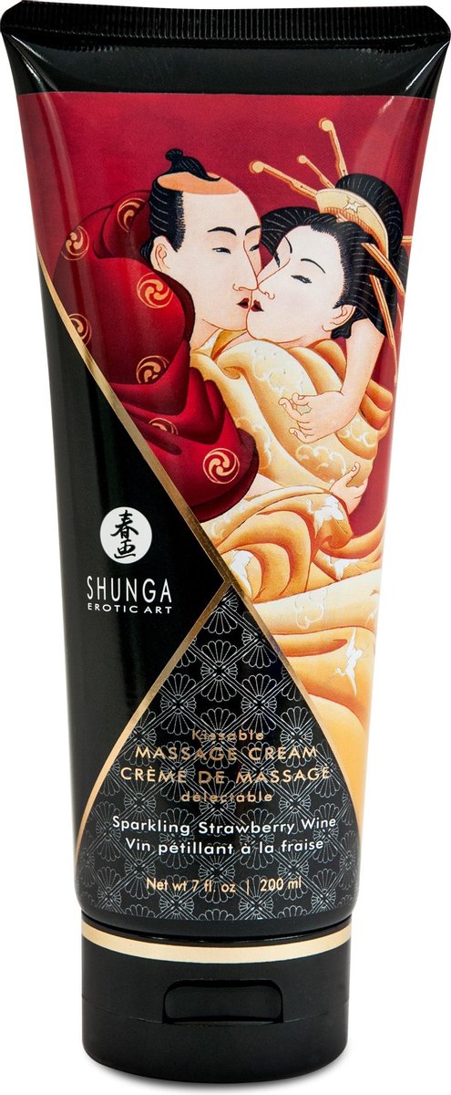 Shunga - Massage Crème - Strawberry Wine