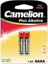 Camelion LR61-BP2, Batterie à usage unique, AAAA, Alcaline, 1,5 V, 2 pièce(s), 84 x 12 x 114 mm
