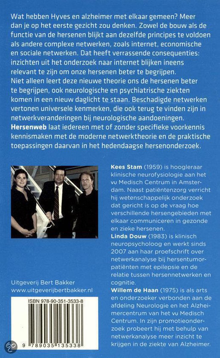 Hersenweb - back cover