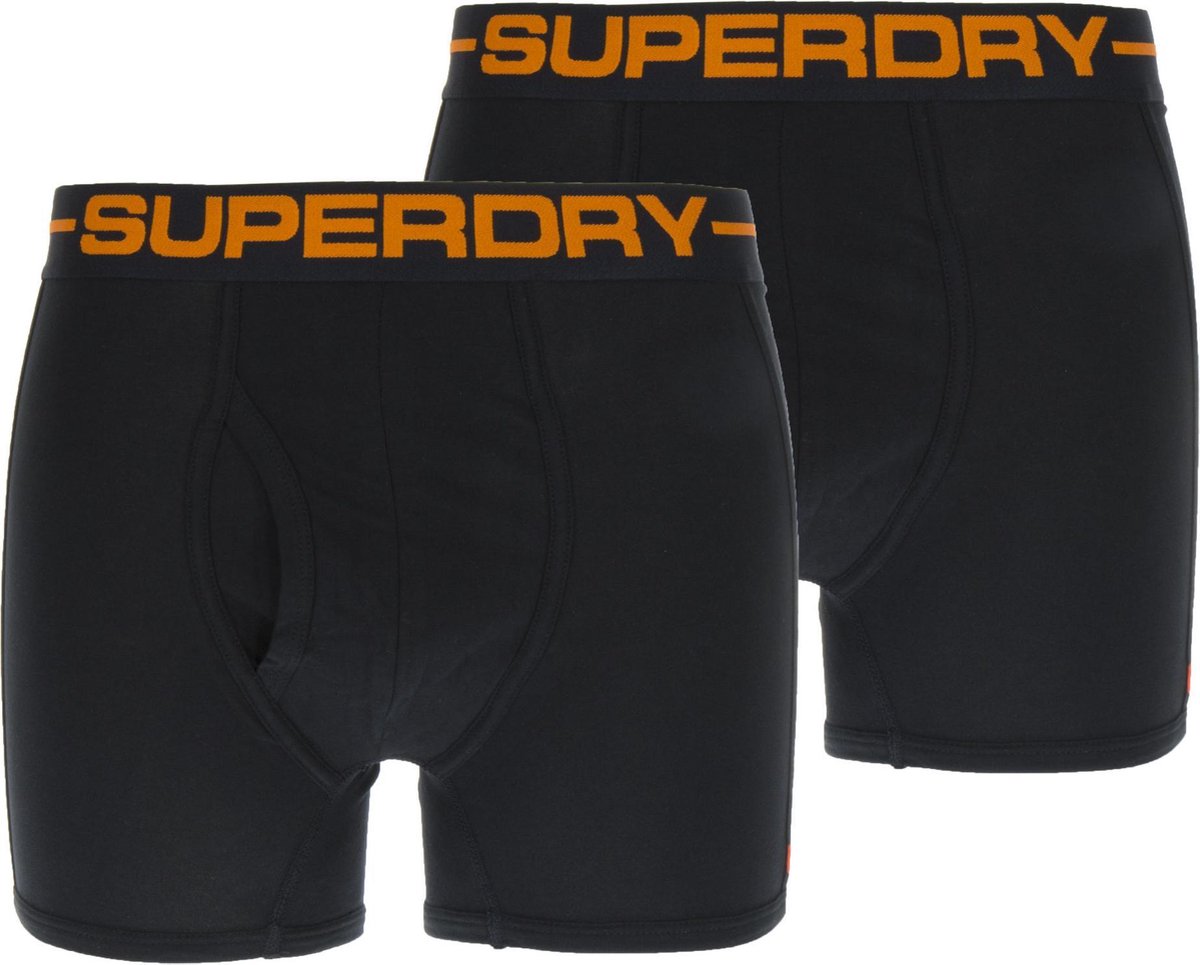 Superdry Boxershort - Maat M - Mannen - zwart/oranje | bol.com