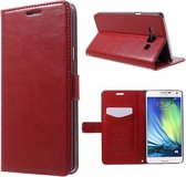 Kds PU Leather Wallet hoesje Samsung Galaxy Core 1 i8260 i8262 rood