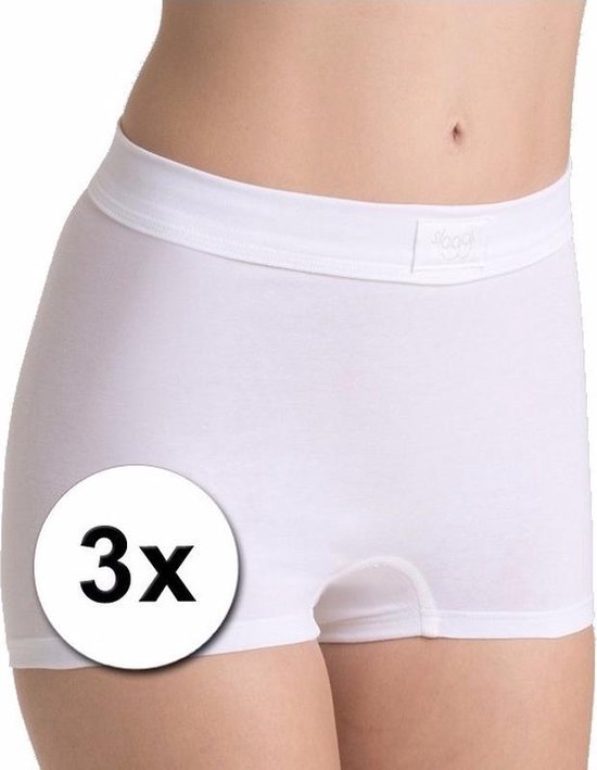 3x Sloggi double comfort dames shorts wit 42 - onderbroek / boxer | bol.com