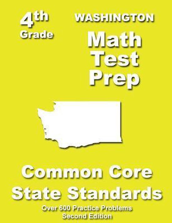 Washington 4th Grade Math Test Prep - cover