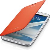 Samsung Flip Cover voor de Samsung Galaxy Note 2 - Oranje