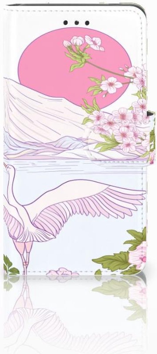 Nokia 7 Telefoonhoesje met Pasjes Bird Standing
