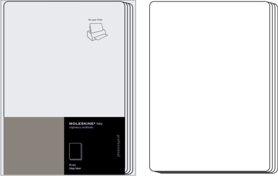 Cover van het boek 'Moleskine Folio Printable Paper Ream'