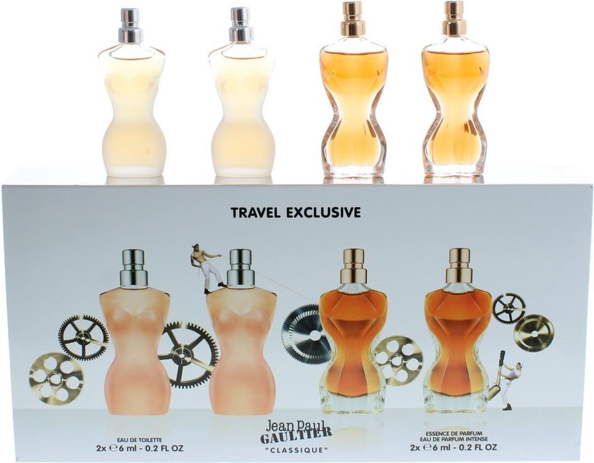Jean Paul Gauliter Classique - 2 x 6ml EDT & 2 x 6ml Essence De Parfum -...  | bol.com