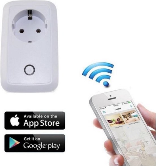Smart WIFI plug-in Android / iOS stopcontact schakelaar | bol.com