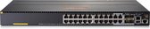 Aruba, a Hewlett Packard Enterprise company Aruba 2930M 24G PoE+ 1-slot Géré L3 Gigabit Ethernet (10/100/1000) Connexion Ethernet, supportant l'alimentation via ce port (PoE) 1U Gris