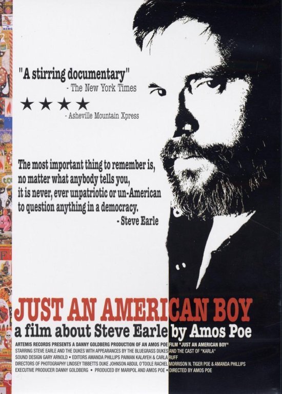 Cover van de film 'Steve Earle - Just an American Boy'