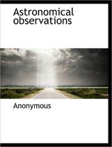 Astronomical Observations