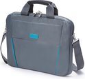 Dicota Slim Case BASE 14 tot 15.6 inch - Laptoptas / Grijs / Blauw