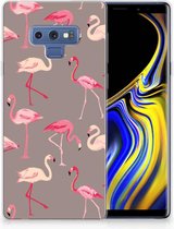 Geschikt voor Samsung Galaxy Note 9 Uniek TPU Hoesje Flamingo