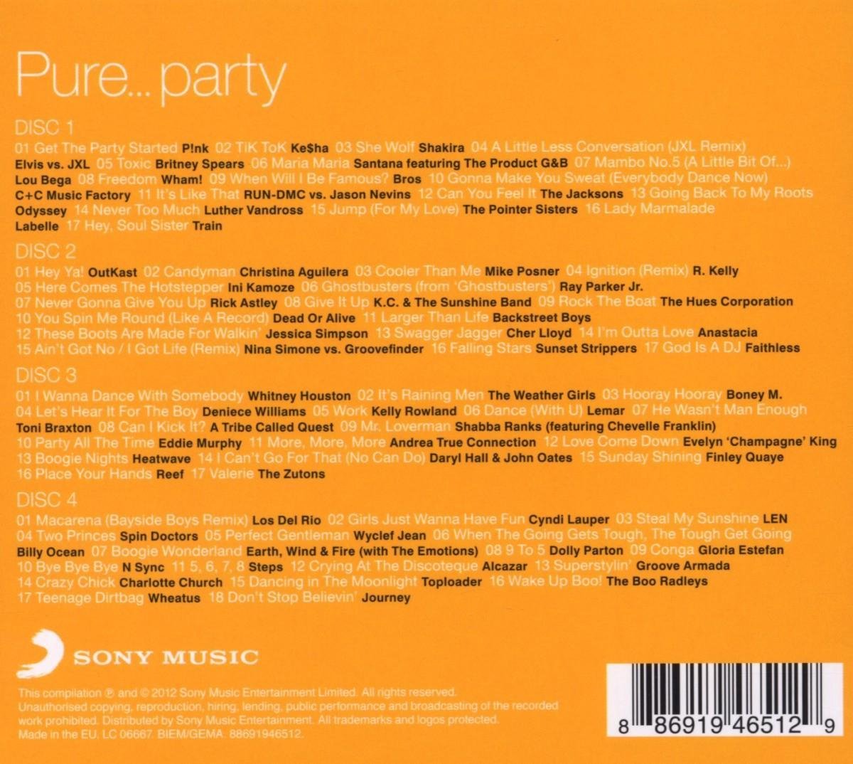 Pure... Party, various artists CD (album) Muziek