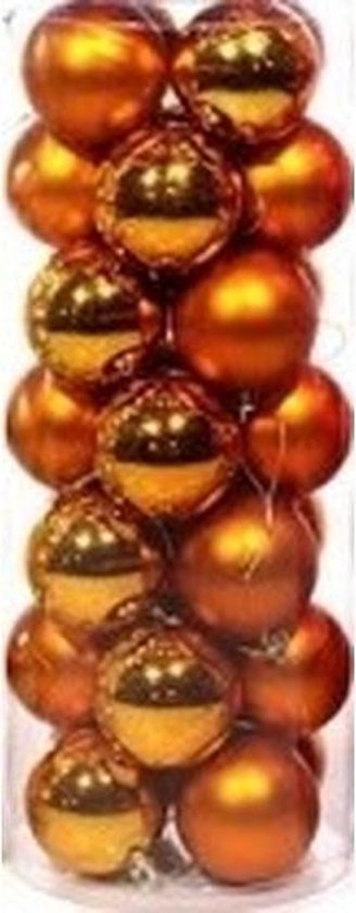 Winkelier criticus Blaze Oranje kerstballen 28 stuks 6 cm | bol.com