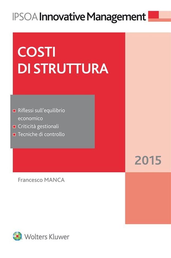 Costi di struttura - cover