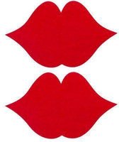 Nipple Sticker - Rode Lippen