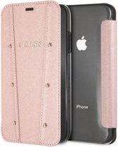 Guess Kaia Book Case voor Apple iPhone X/XS (5.8") - Roségoud