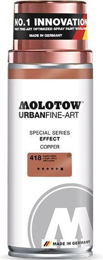 eeuw gemiddelde Waakzaamheid Molotow Urban Fine Art Spray - Koper Chrome Effect - 400ml spuitbus |  bol.com